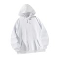 thumbnail image 4 of Sudadera con capucha para mujer con cordón y estampado gráfico de letras con capucha S, 4 of 8
