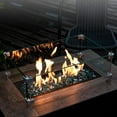 thumbnail image 3 of GASPRO 20 lbs Fire Glass for Propane Fire Pit, 1/2-Inch Reflective Fireplace Glass Rocks for Fire Pit Table, Caribbean, 3 of 5