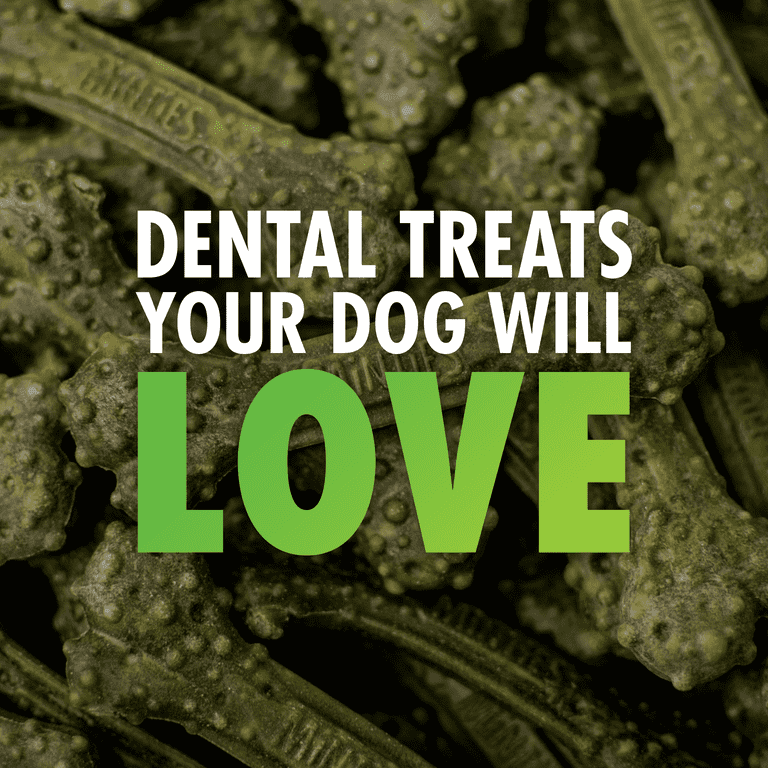 MINTIES Dog Dental Bone Treats Dental Chews for Medium Large Dogs