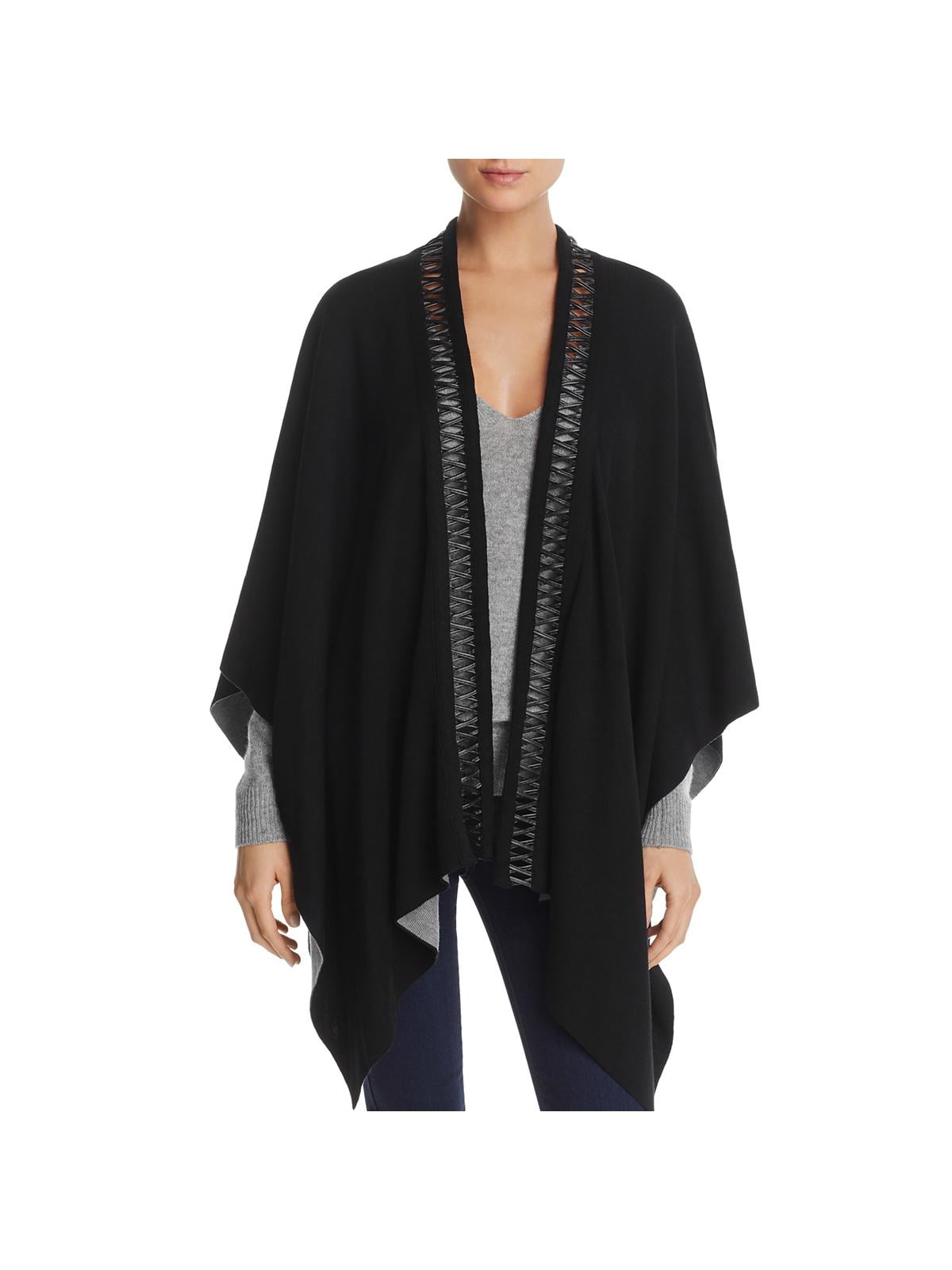 Lysse Womens Dakota Knit Open Front Poncho Sweater