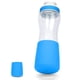 thumbnail image 3 of Funda refrigerante de gel de sílice Cirkul adecuada para botellas de plástico de 22 oz. Paquete azul, morado y negro, 1 unidad. Prevención de la suciedad y resistencia al desgaste., 3 of 6