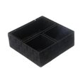 thumbnail image 1 of 4 cestas de almacenamiento tejidas, divisor de cajón, organizador multiusos para baño, contenedores de almacenamiento para cocina, despensa, oficina, Negro, 1 of 8