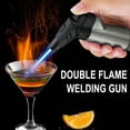 thumbnail image 6 of Leodye 1PCS Torch Lighter, Jet Flame Windproof Butane Refillable Lighter with Safety Lock for Kitchen Grill BBQ Candle Camping (Butane NOT Included), 6 of 6