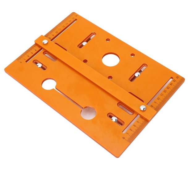 Placa Base De Inserción Para Carpintería, Placa Base Para Máquina Cortadora De Carpintería De Plástico De Ingeniería 28x20 Cm, Espesor Fuerte De 5 Mm Para Fabricación De
