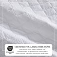 thumbnail image 3 of Solid Quilt Set - Lightweight, Soft, All-Season - 2-Piece Seersucker Bedding Set (Twin / Twin XL, White), 3 of 6