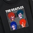thumbnail image 3 of The Beatles - Group Member Blocks - Women's French Terry Long Sleeve Shirt, 3 of 6