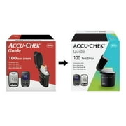 Accu-Chek Guide Glucose Strips for Diabetic Blood Sugar Testing (Pack of 100)