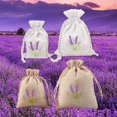 thumbnail image 6 of Set Of 10 Cotton and Linen Scented Bags, Lavenders Jutes Bags for Wedding, Jewelry Storage, 6 of 9