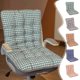 thumbnail image 1 of Cojín para silla de oficina, poliéster transpirable, almohadilla de soporte para la espalda, antideslizante, azul, 85x45cm/33,46x17,72in, correas elásticas, cojín de asiento ergonómico para sillas, 1 of 9