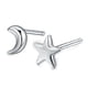 thumbnail image 1 of de 2 Rizos de Estrella de Creativa de Asimetría de Plata para Mujer de Sterling Girls Yinane Pendientes Mujer Charm, 1 of 8