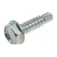 thumbnail image 2 of KarParts360 Self Tapping Screw | 5 Pieces | Made Of Steel | Chrome Finish | Hex Drive Style | Zinc Fastener Plating | 3/4 Inches Overall Length, 2 of 4