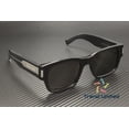 thumbnail image 3 of SAINT LAURENT SL 617 001 Rectangular Squared Black Crystal 53mm Men's Sunglasses, 3 of 5