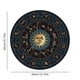 thumbnail image 4 of 12 Constelaciones Camping Picnic Mats Alfombra antideslizante Vintage para el hogar dormitorio, 4 of 9