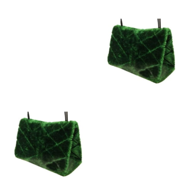 Greeniant Jaula para pájaros de tela para loros y canarios Jaula duradera y universal para pájaros y periquitos verde S (17x16x12cm) verde S (17x16x12cm) 2Conjunto