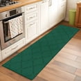 thumbnail image 3 of Dark Green Plaid Kitchen Runner Rug 2x6 Washable Runners for Hallway Non Slip Country Vintage Abstract Striped Lattice Large Area Rug Indoor Floor Carpet for Bathroom Laundry Entryway Bedroom, 3 of 8