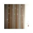 thumbnail image 4 of Romance 2 Layer Blackout Hollow-out Star Curtains & Mesh Starry Curtain Boys Girls Room, 4 of 5