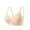 QN118_Beige, variant on Jelly Bras for Women No Underwire Comfort Adjustable Strap Bras Scalloped Seamless Full Coverage Bralettes Complexion 34