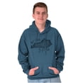 thumbnail image 5 of My Old Kentucky Home State Shape KY Hoodie Sweatshirt Women Men Brisco Brands X, 5 of 6