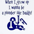 thumbnail image 2 of CafePress - I Wanna Be A Plumber Infant Bodysuit - Baby Light Bodysuit, Size Newborn - 24 Months, 2 of 4