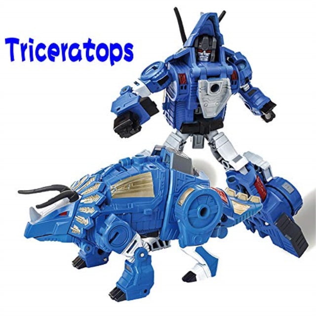 blue dinosaur transformer