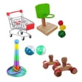thumbnail image 3 of Juego de 6 piezas de juguetes para loros, juguetes para masticar, pequeño cubo, juguete de baloncesto para pájaros, juguetes para masticar pájaros, 3 of 9