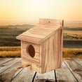 thumbnail image 4 of Caja de nido de periquitos Casa de pájaros Caja de cría de madera Caja de apareamiento de loros para agapornis, cacatúas, periquitos, pinzones, Sunnimix Casa del pájaro, 4 of 8
