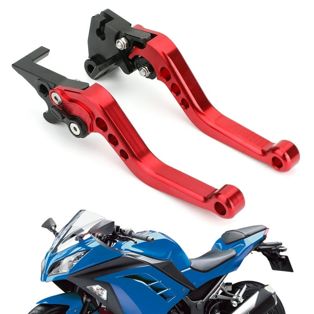 Leviers de Frein pour Kawasaki Ninja 250 300 Rouge