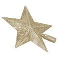 thumbnail image 3 of Star Tree Topper Decorated Golden Light Weight Shiny Mini Christmas Tree Topper for Home Shop, 3 of 22