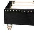 thumbnail image 5 of Glory Furniture Maxx Velvet Upholstered Full Bed in Black, 5 of 7