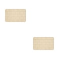 thumbnail image 3 of Maytalsory Quick-drying Bathroom Rugs Exquisite Crafted For Easy Cleaning Toilet Rugs Bath Mat Carpets Khaki 2PCS, 3 of 6