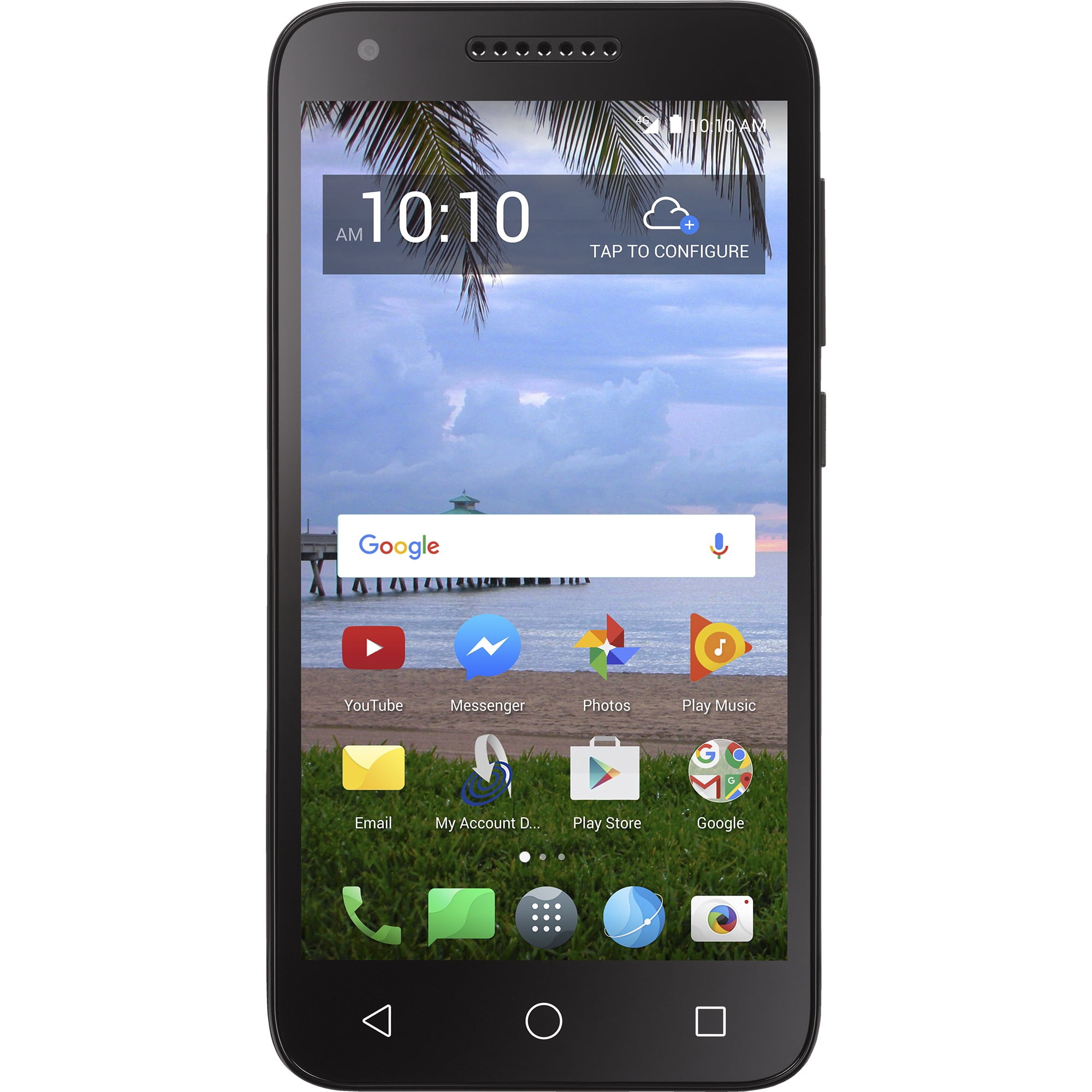 Simple Mobile Alcatel Raven, 16GB, Black- Prepaid Smartphone