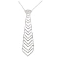 thumbnail image 3 of CUITING Crystal Rhinestone Neck Tie Long Narrow Necktie Necklace Party Costume Accessory, 3 of 17