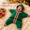 thumbnail image 2 of Dakiuu Christmas Star Shape Infant Baby Swaddle Sack Zipper Wearable Sleep Blanket For Newborn Boys Girls 0‑3 Months One Size, 2 of 7