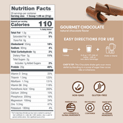Designer Wellness, Designer Whey, Natural 100% Whey Protein Powder with Probiotics, Fiber, and Key B-Vitamins for Energy, Gluten-Free, Gourmet Chocolate, 12oz