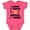 Retro Heather Pink, variant on Inktastic I Want To Grow Up To Be A Writer Like My Mommy Boys or Girls Baby Bodysuit
