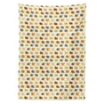 thumbnail image 2 of Cartoon Tablecloth, Animals with Simplistic Art Design Lion Bear Bunny Cow with Flowers, Rectangle Satin Table Cover Accent for Dining Room and Kitchen, 60" X 84", Multicolor, by Ambesonne, 2 of 2