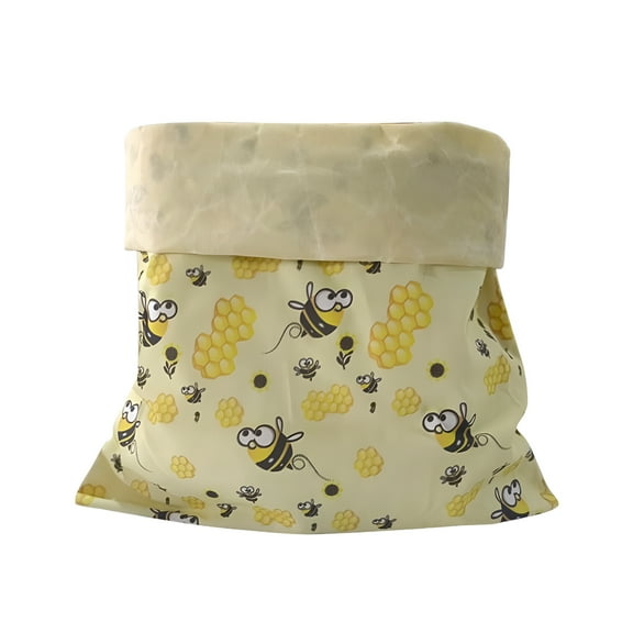 AUQ Reusable Beeswax Bread Bags for Sourdough Lovers – 2-Pack XL Cotton Bags (17x13") | Crusty-Soft Freshness, Freezer-Safe & Easy to Clean