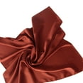thumbnail image 3 of Women Solid Satin Square Scarf Winter Pure Pure Color Color Head Neck Shawl Ladies Gift Kerchief, 3 of 8