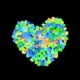 thumbnail image 1 of Bloque de piedra artificial Piedra luminosa Acuario Paisajismo Diamante Piedra luminosa octogonal Diamante Piedra fluorescente, 1 of 3
