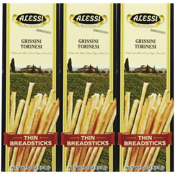 Alessi Thin Breadsticks, 3 oz, 3 pk