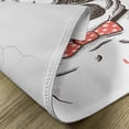 thumbnail image 5 of Ambesonne Pug Place Mats Set of 4, Portrait of a Dog Cartoon, Standard Size, Black Red, 5 of 6