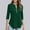 Green, variant on Blczomt Womens Tops 2025 3/4 Sleeve Tunic Plain Pink Blouses Zipper Fall Winter Dressy Peasant Blouses for Women L