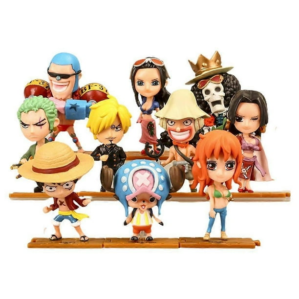 10pcs/set Anime Cartoon Figure Character Model Toy Hand Made PVC Figure Doll Ornaments for Living Room Car Sofa