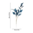 thumbnail image 4 of MTBLYS Rama de hojas artificiales de eucalipto | Vegetación artificial de 48 cm | Seda plástica para decoración de bodas | Centro de mesa para sala de estar | Adorno para estante de oficina en casa, 4 of 7