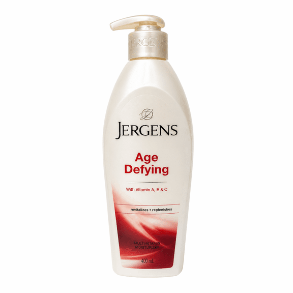Jergens Age Defying Body Lotion with Vitamins A, E & C, Multi Vitamin Moisturizer, 400 mL