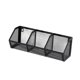 thumbnail image 4 of Cesta colgante organizadora de cocina, versátil y elegante, cesta de almacenamiento para guardar ajos. Cuadrícula negra 3, 4 of 9