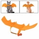 thumbnail image 3 of Cool Halloween perro murciélago ala gatos ropa disfraz cachorro Cosplay Naranja 55cmx25cm Yuyangstore Disfraz de murciélago de Halloween, 3 of 8