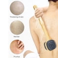 thumbnail image 3 of Back Brush, Back Bath Brush Dual Sided Enjoyable Bathing Skin Friendly Silicone with Hanging Rope for Shower Room for Children, 3 of 7