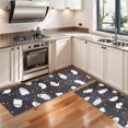 thumbnail image 3 of Kitchen Rugs Sets Of 2,Dark Halloween Ghosts with Stars Anti Fatigue Kitchen Mat Rugs Non Slip Washable,Decorative Kitchen Floor Mats for Kitchen,Sink,Laundry,17"X47", 3 of 5