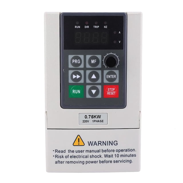 Unidad De Frecuencia Variable Entrada Monofásica Salida Trifásica Controlador De Velocidad Vfd Antiinterferencias Inversor De Accionamiento De Motor Estable Y Preciso Para La Industria Del 220V 0.75W sonducket TO002412-00